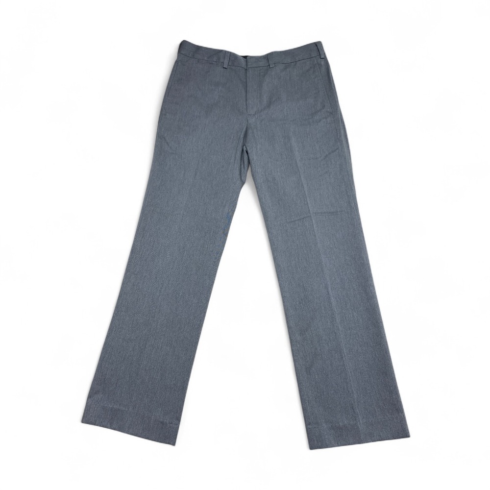 L.L.Bean Mens Chino Pants Size 33 (Measures 35x31) Gray Standard Straight Leg